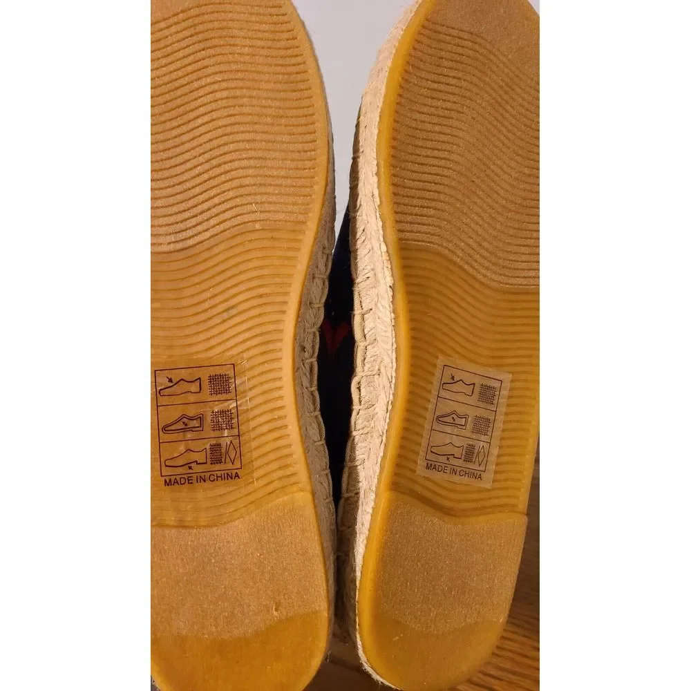 Soludos‎ Dali Espadrille Rainbow Stripe Size 6.5 New In Box